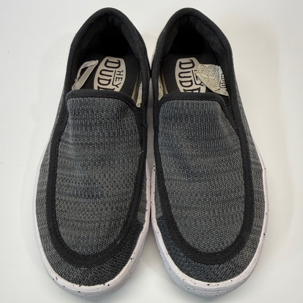 Hey Dude Sunapee W Sport Mesh Slip Pull On Shoe 40241-001 Black Women 7 - Picture 4 of 14